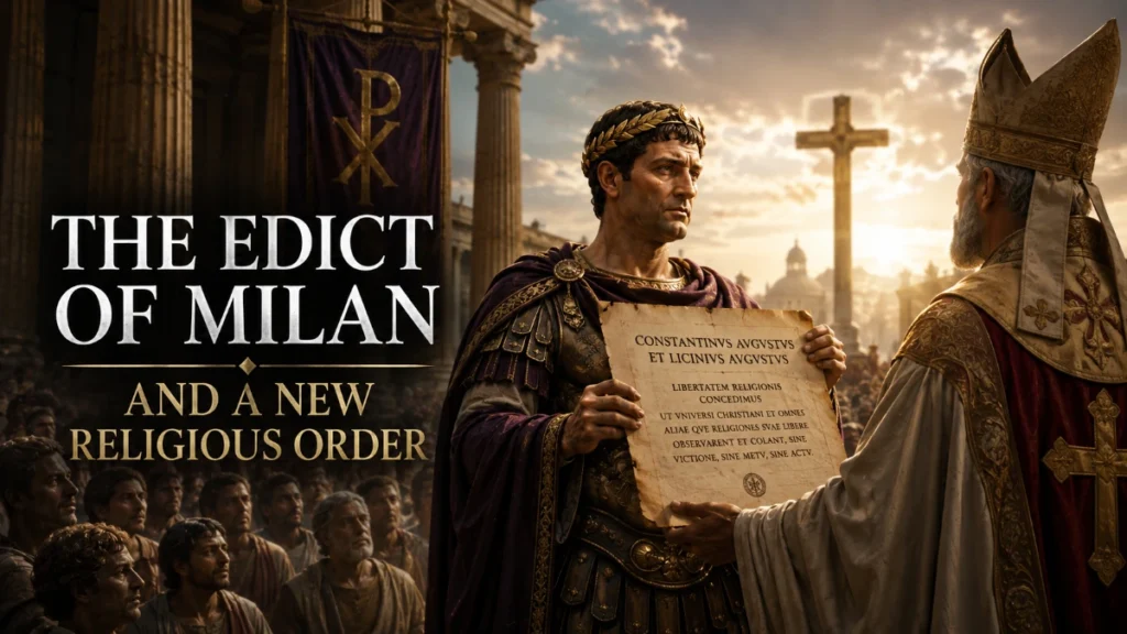 The Edict of Milan and a new religious order