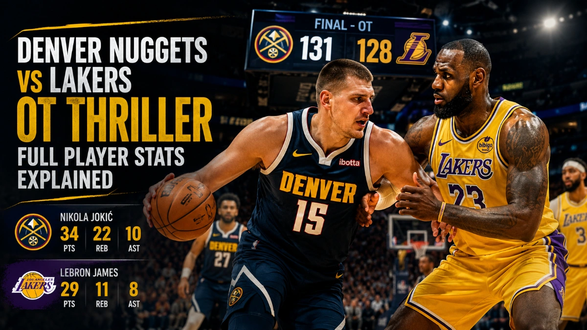 Denver Nuggets vs Lakers Match Player Stats: The Full OT Thriller Explained