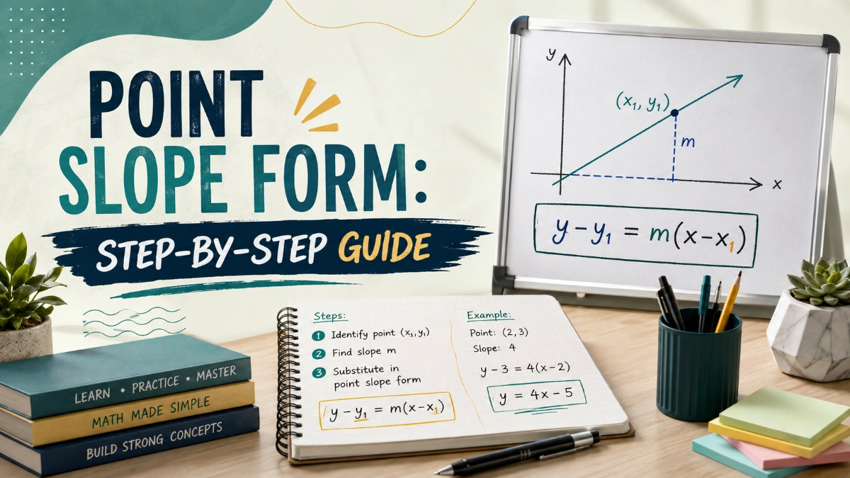 point slope form: Step-by-Step Guide