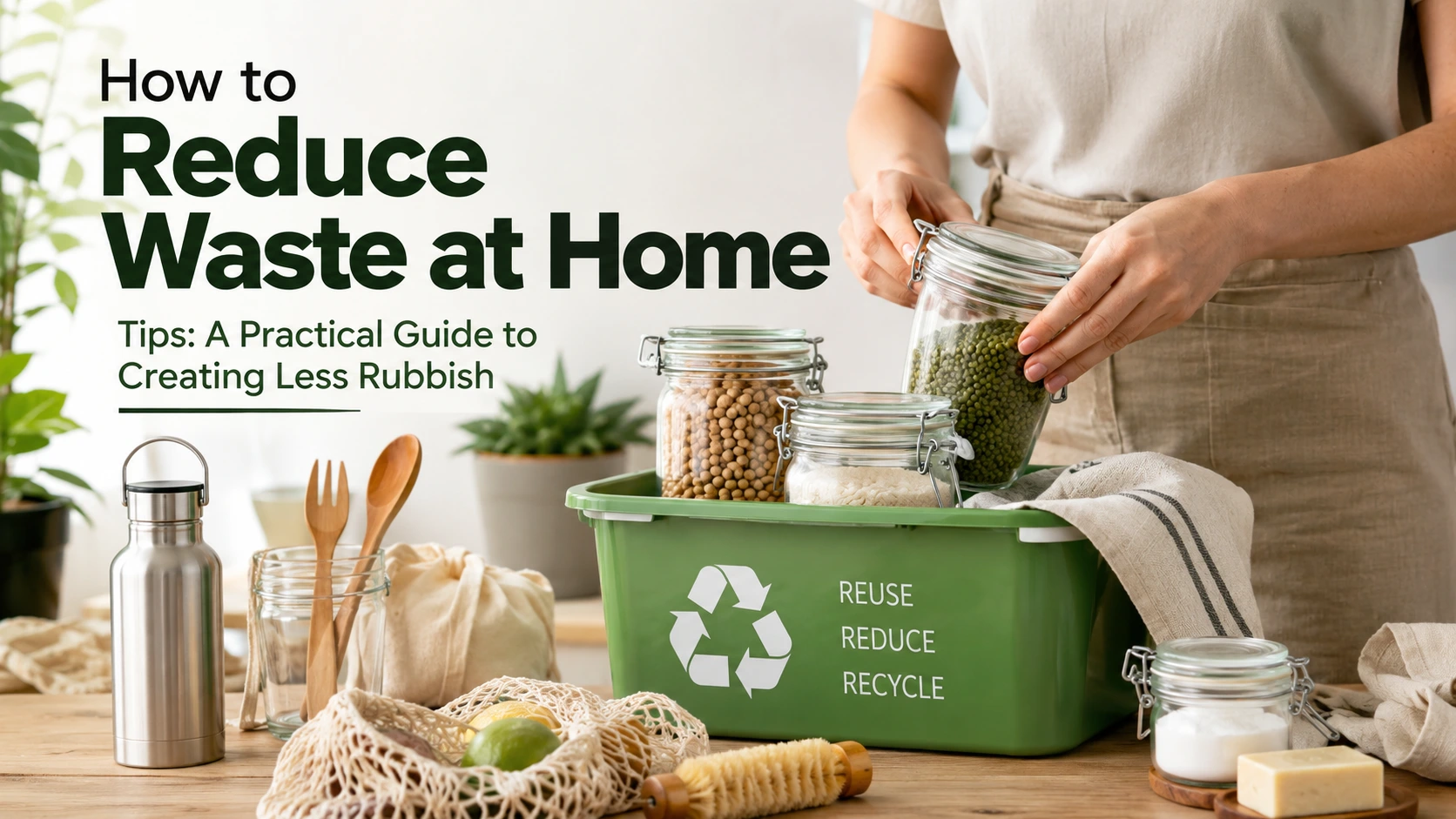 How to Reduce Waste at Home Tips: Simple Actions That Cut Household Rubbish