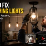 How to Fix Flickering Lights: Diagnose the Pattern, Then Act Safely