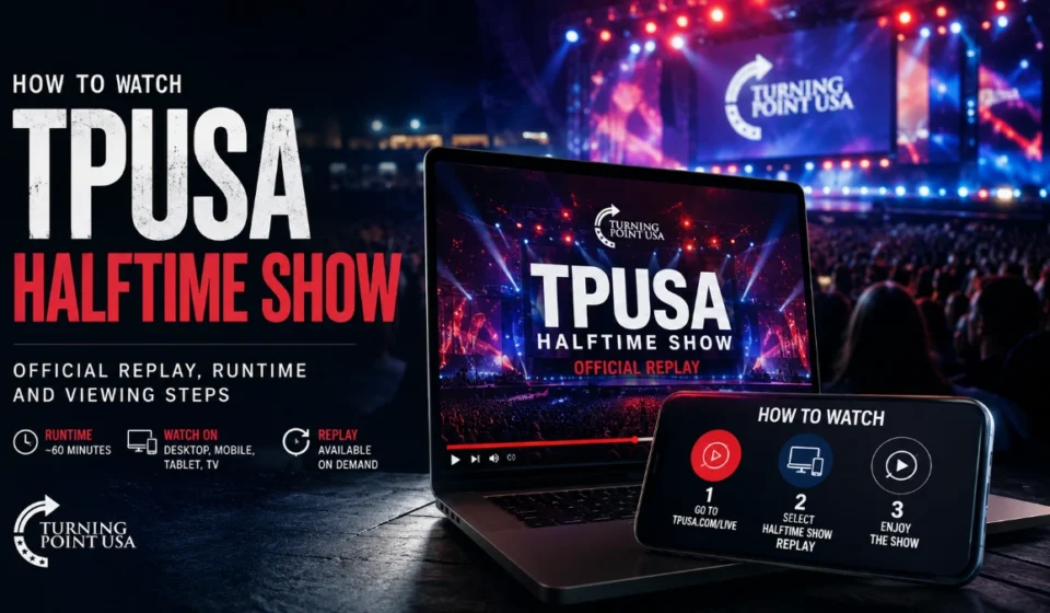 How to Watch TPUSA Halftime Show: Official Replay, Runtime and Viewing Steps
