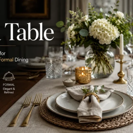 How to Set a Table: Step-by-Step Guide for Everyday, Casual & Formal Dining