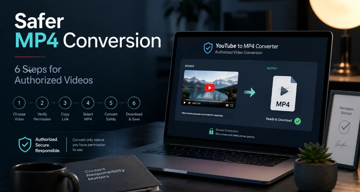 Youtube to mp4 Converter: A Safer 6-Step Guide for Authorized Videos