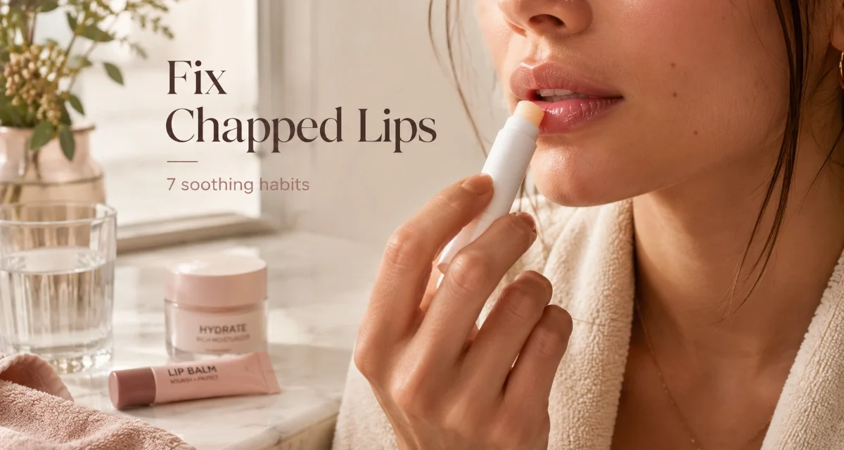 How to Fix Chapped Lips: 7 Effective Habits That Protect and Soothe