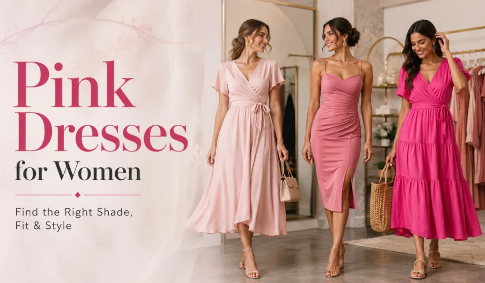 pink dresses for women: Find the Right Shade, Fit and Style