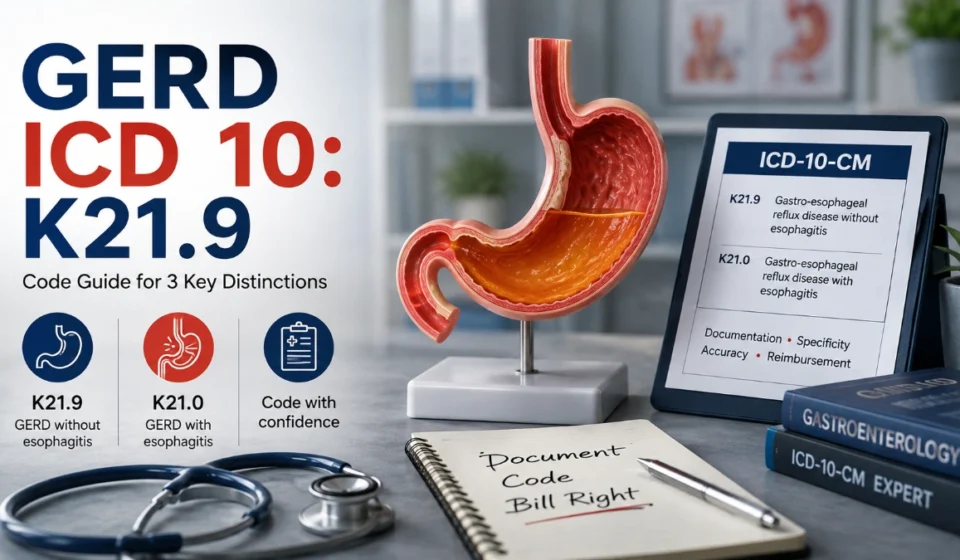 Gerd icd 10: K21.9 Code Guide for 3 Key Distinctions