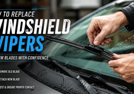 How to replace windshield wipers: Fit New Blades With Confidence