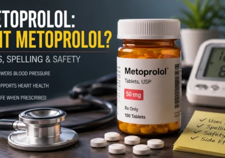 Metropolol: Is It Metoprolol? Uses, Spelling & Safety