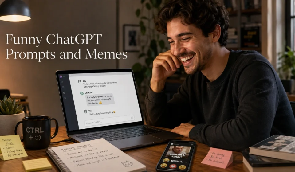 Funny ChatGPT: Viral Conversations, Prompts, Memes, and AI Humor